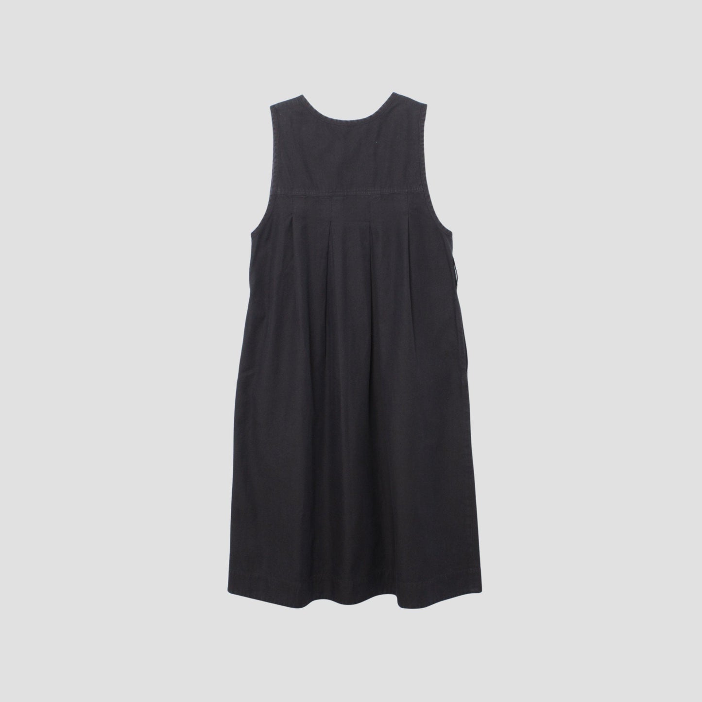 CONTRAST WARP COTTON DRESS