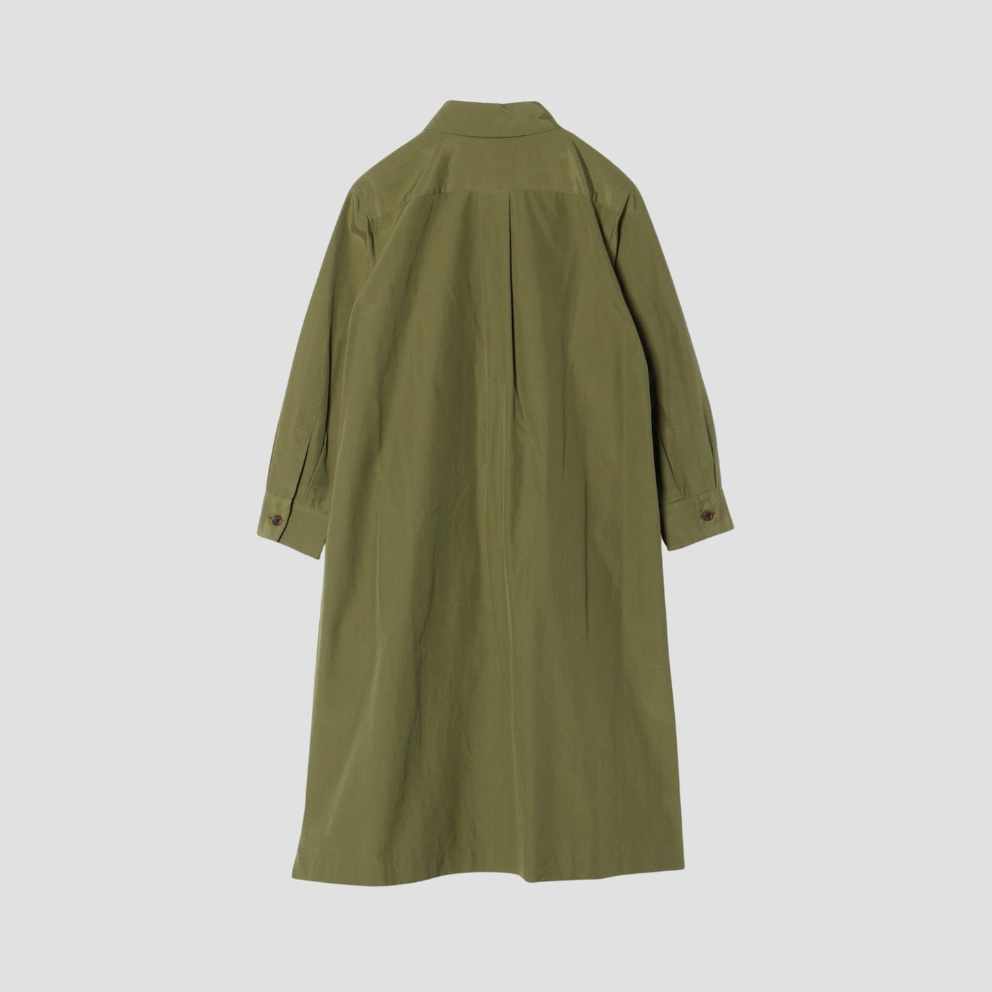 SILK COTTON POPLIN DRESS