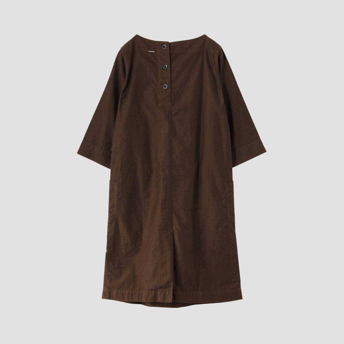LIGHT COTTON MOLESKIN DRESS