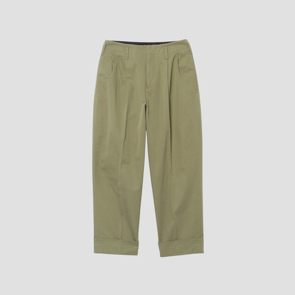 REFINED COTTON GABARDINE TROUSERS