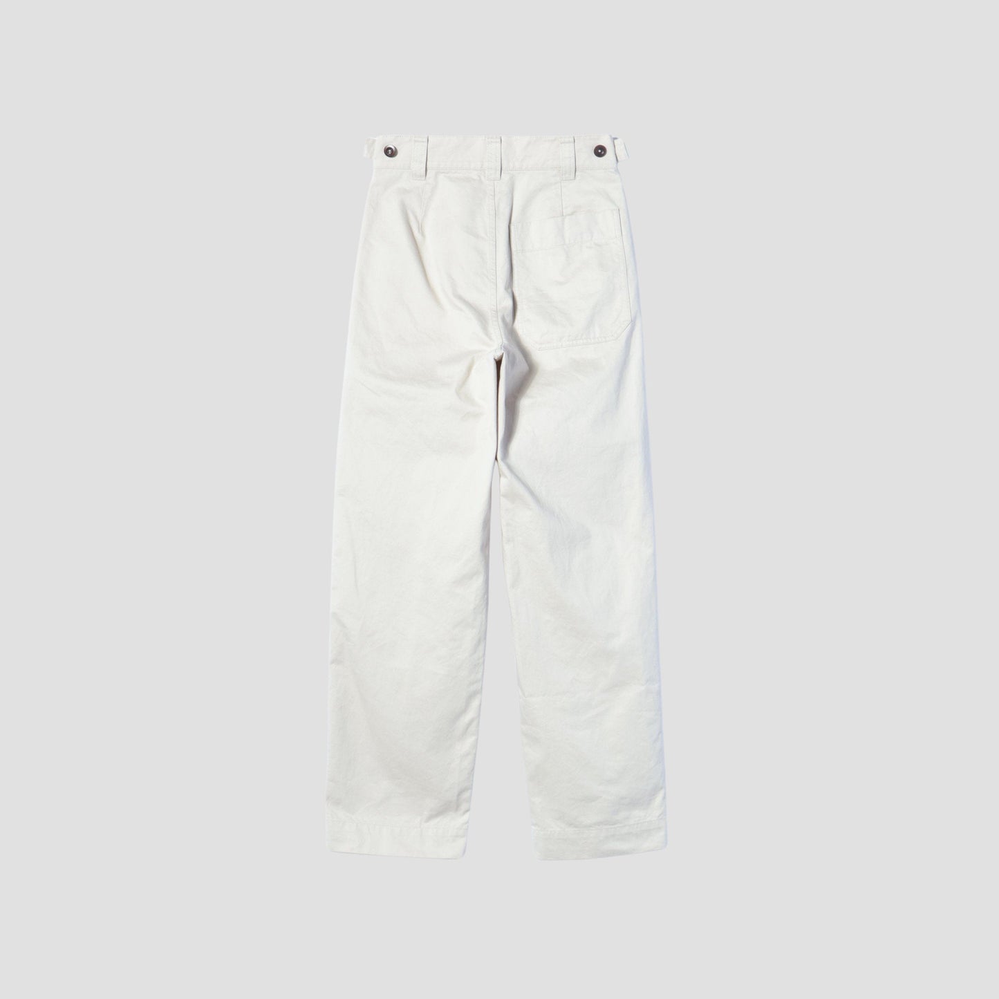 BRUSHED CHINO COTTON TROUSERS