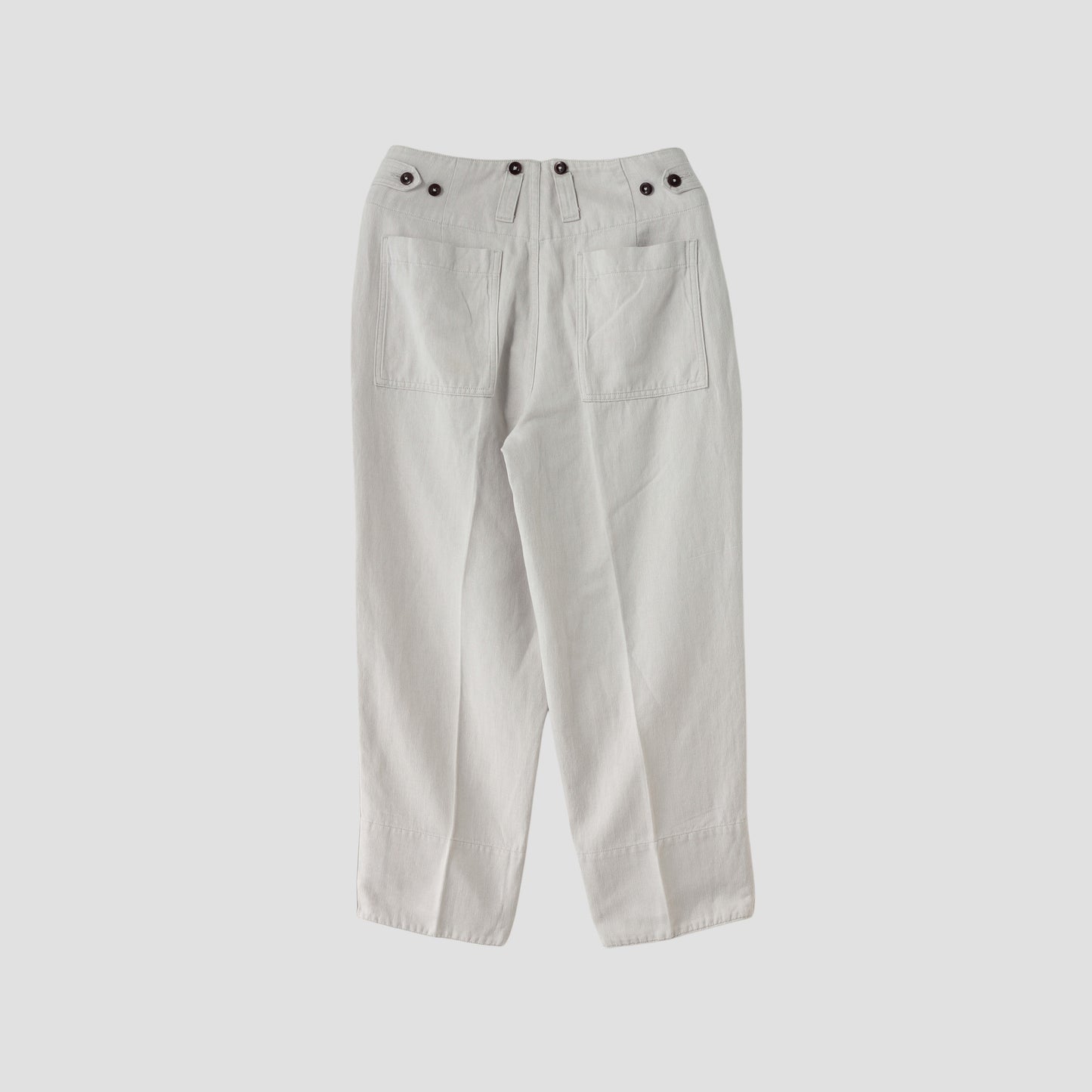 COTTON LINEN HERRINGBONE(MHL SHOP限定) TROUSERS