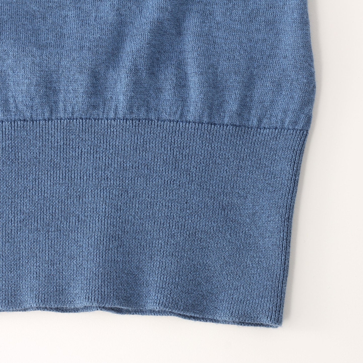 SEA ISLAND COTTON HIGH RIB CARDIGAN KNIT