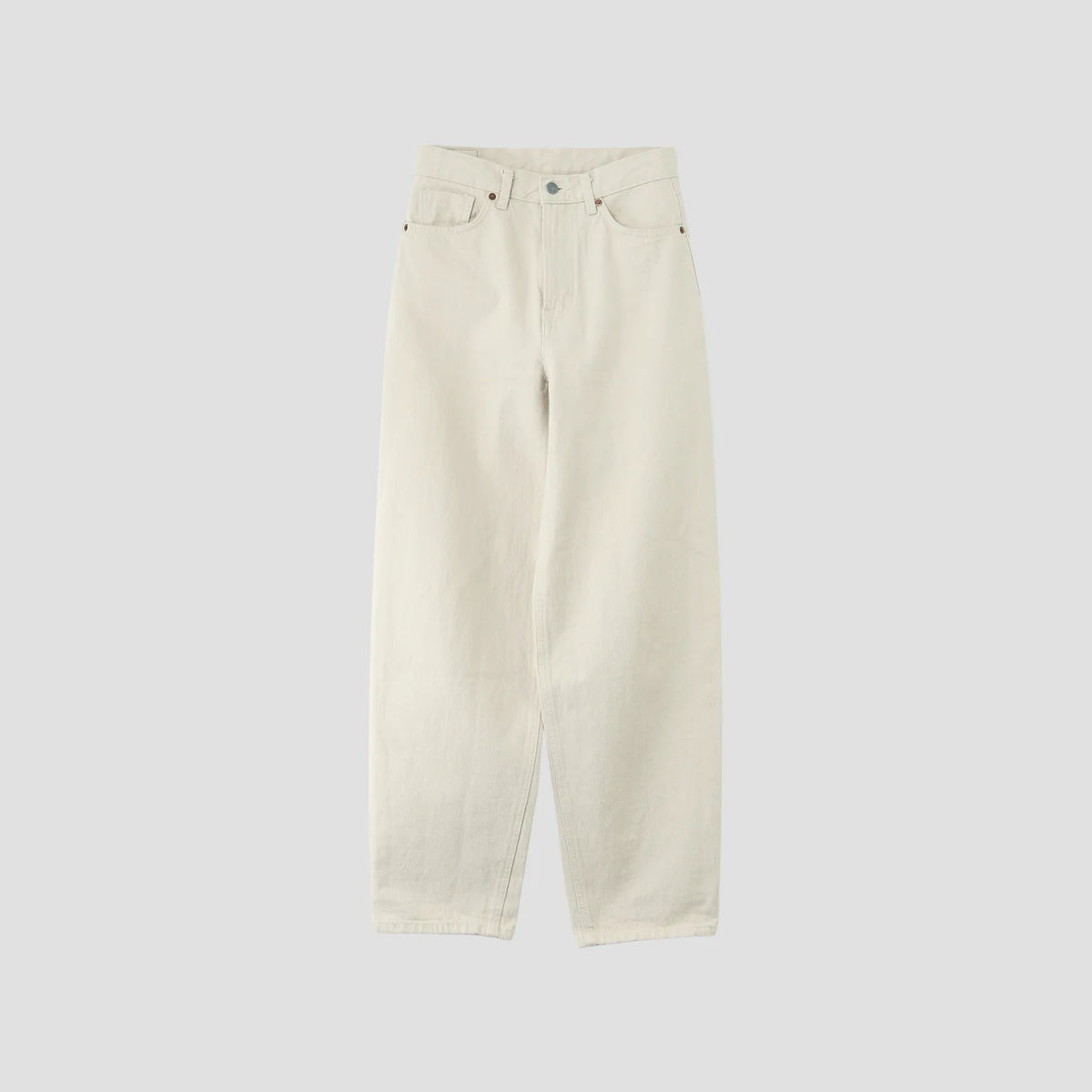 WHITE DENIM TROUSERS