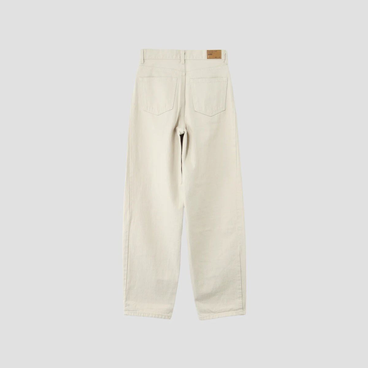 WHITE DENIM TROUSERS