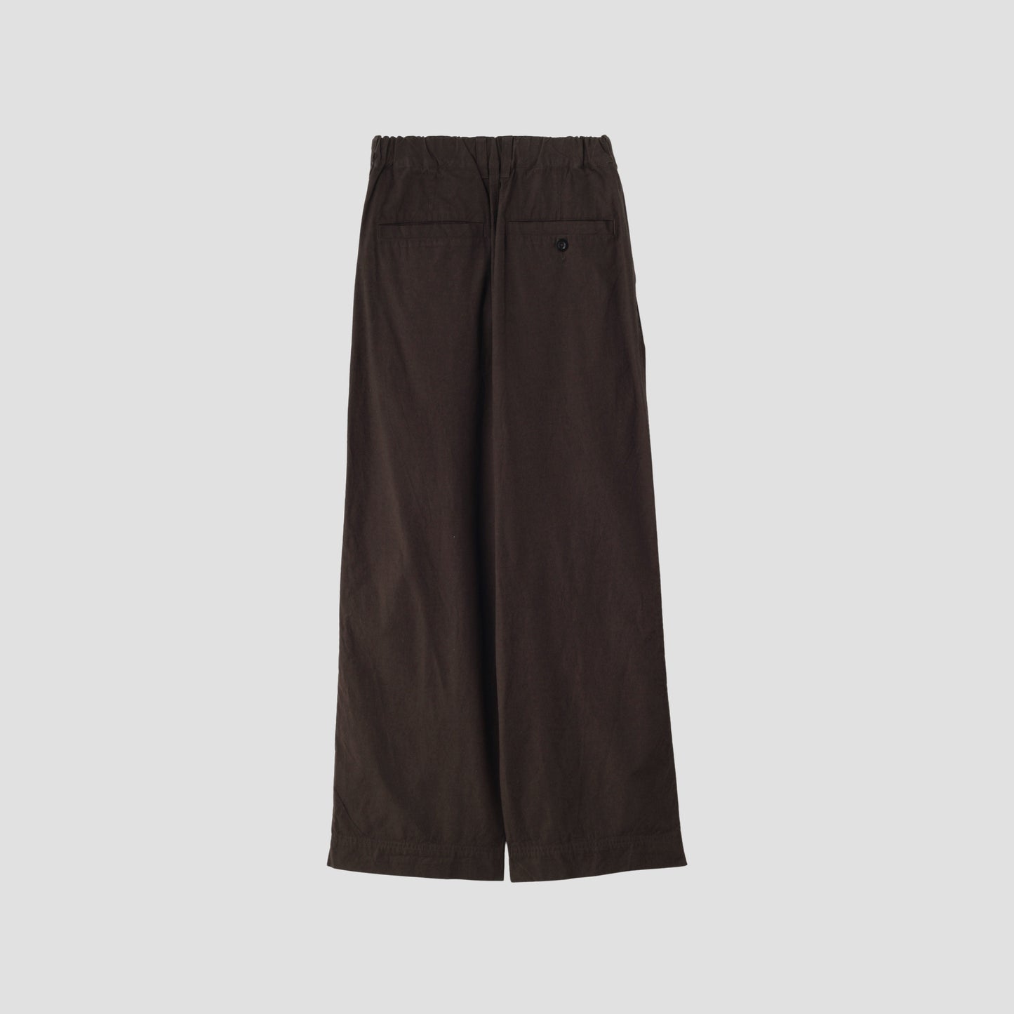 OVERDYE MELANGE COTTON LINEN TROUSERS