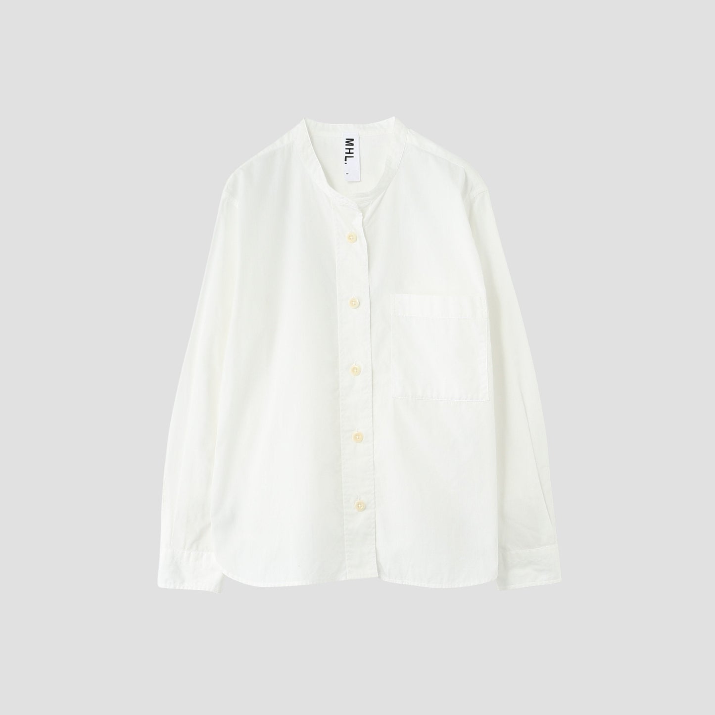 GARMENT DYE BASIC POPLIN SHIRT