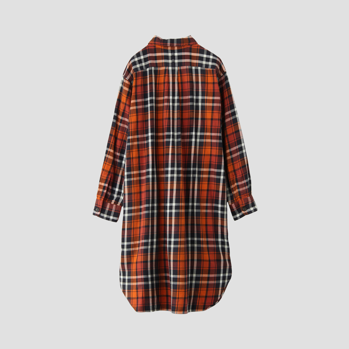 ORANGE TARTAN DRESS