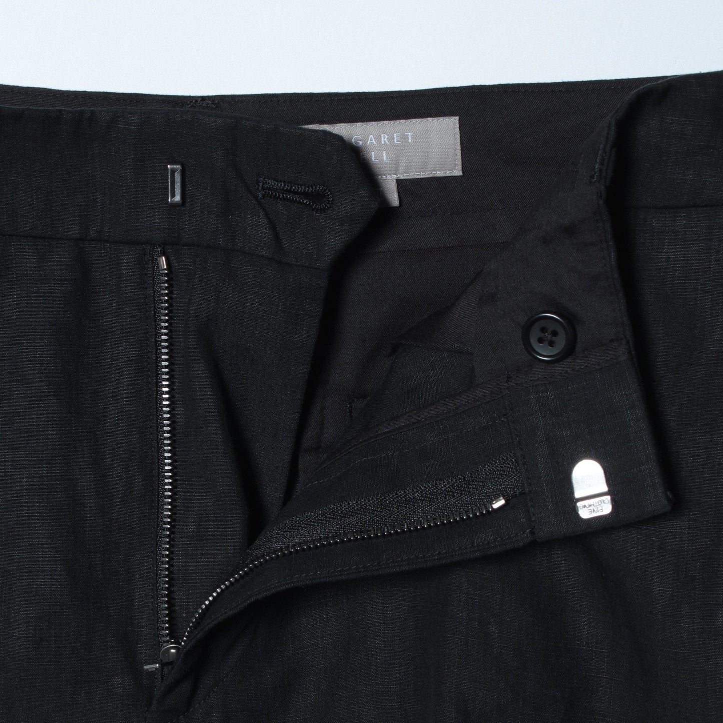 HIGH DENSE LINEN TROUSERS