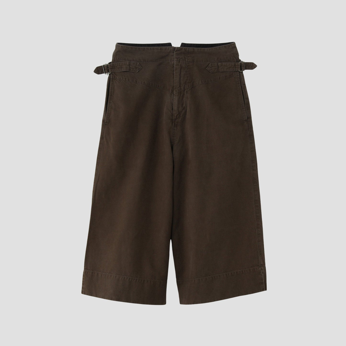 COTTON LINEN TWILL TROUSERS