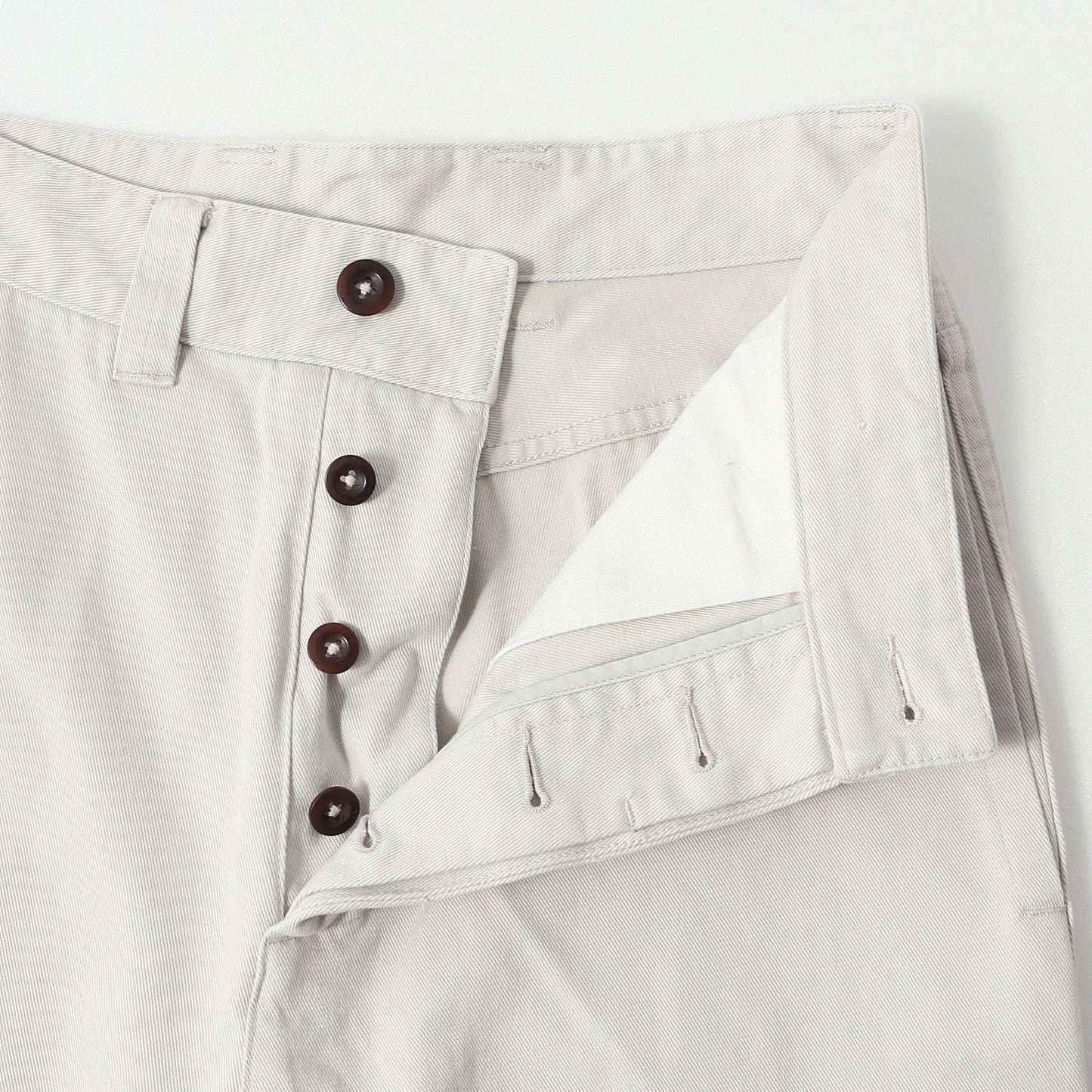 BRUSHED COTTON DRILL TROUSERS