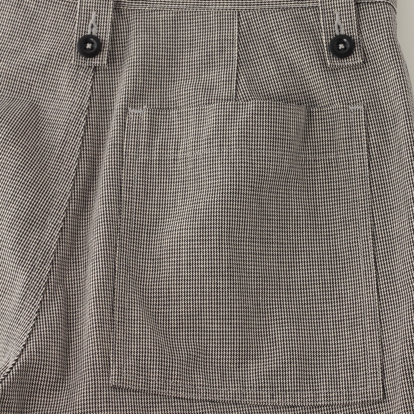 CHEF CHECK COTTON LINEN TROUSERS