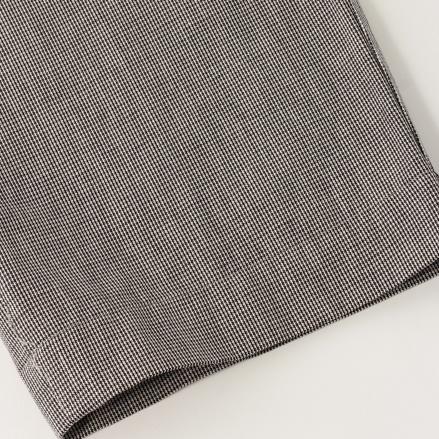 CHEF CHECK COTTON LINEN TROUSERS