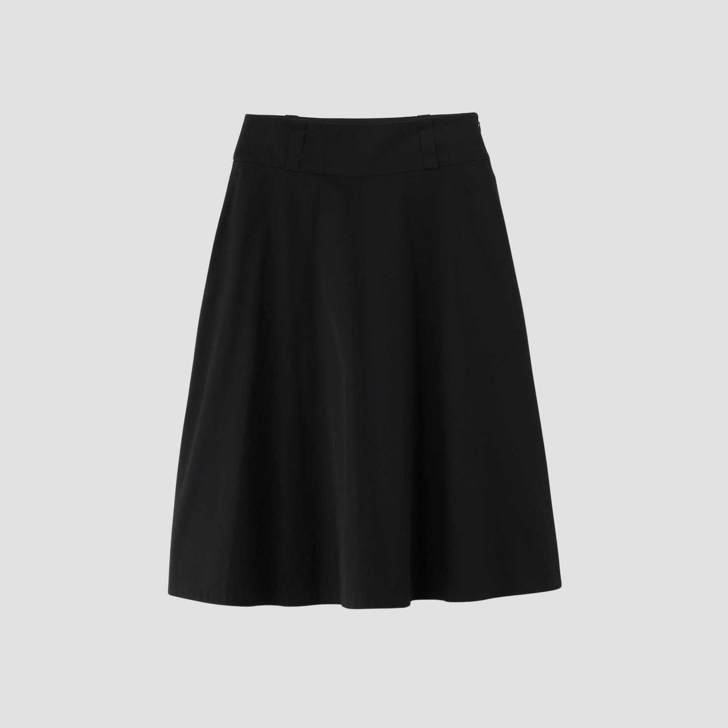 DENSE FINE COTTON TWILL SKIRT