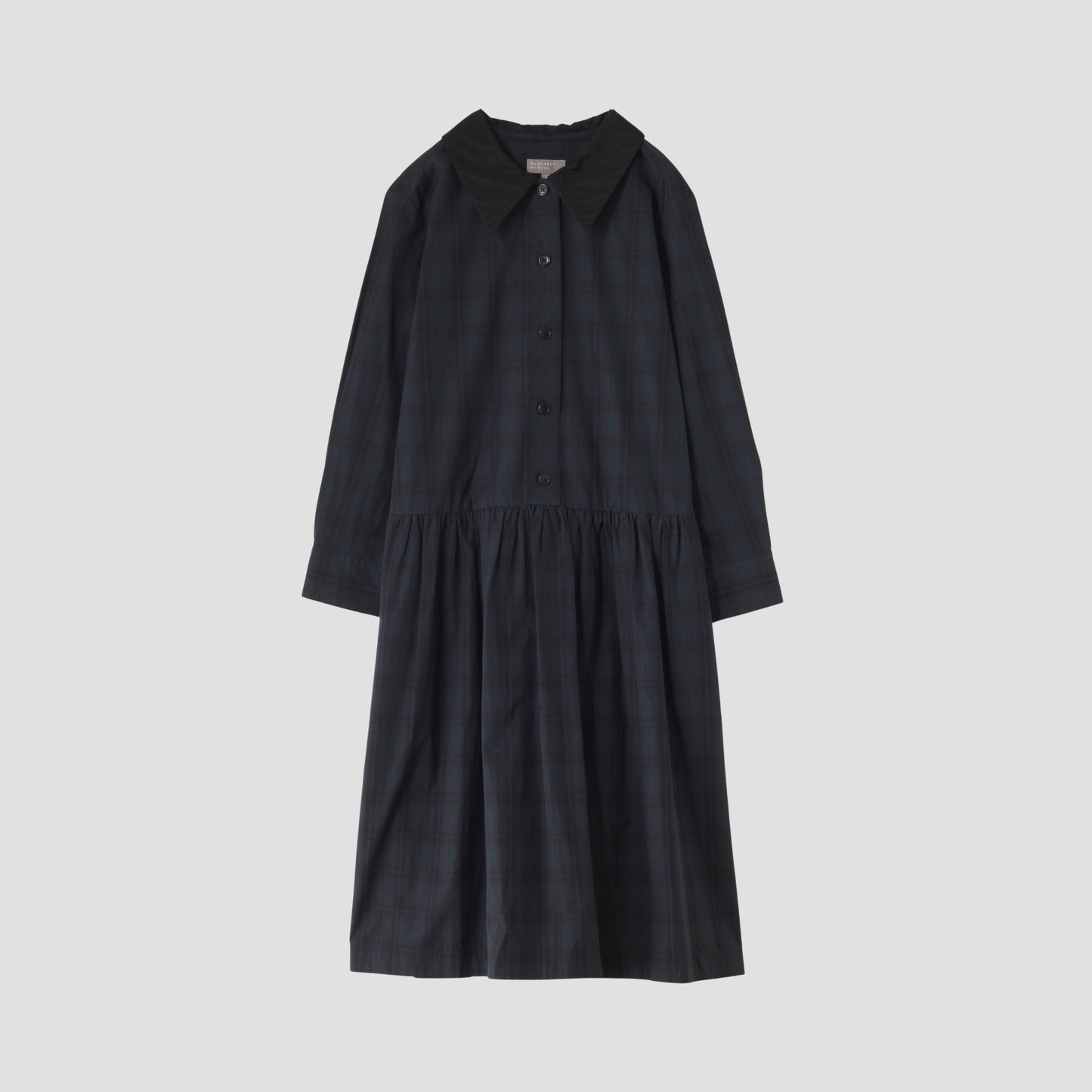 TARTAN POPLIN COTTON DRESS