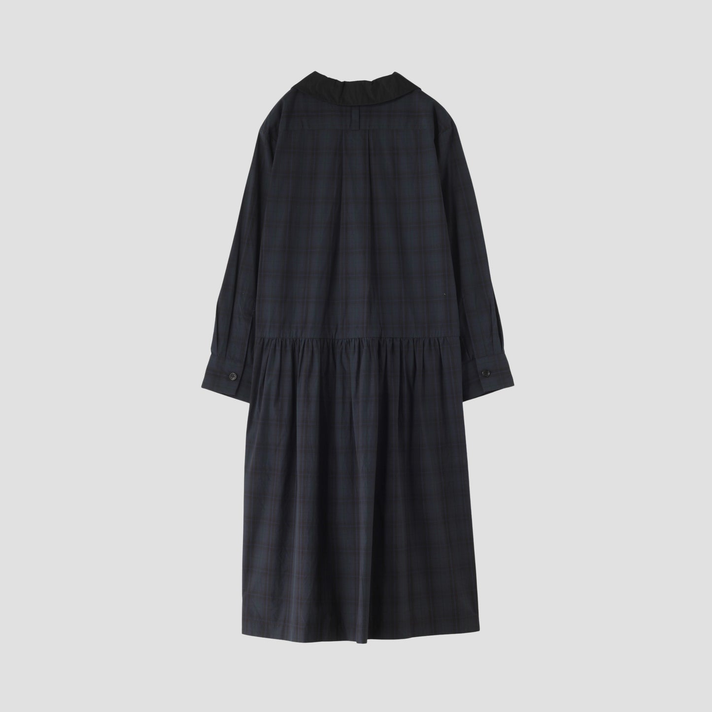 TARTAN POPLIN COTTON DRESS