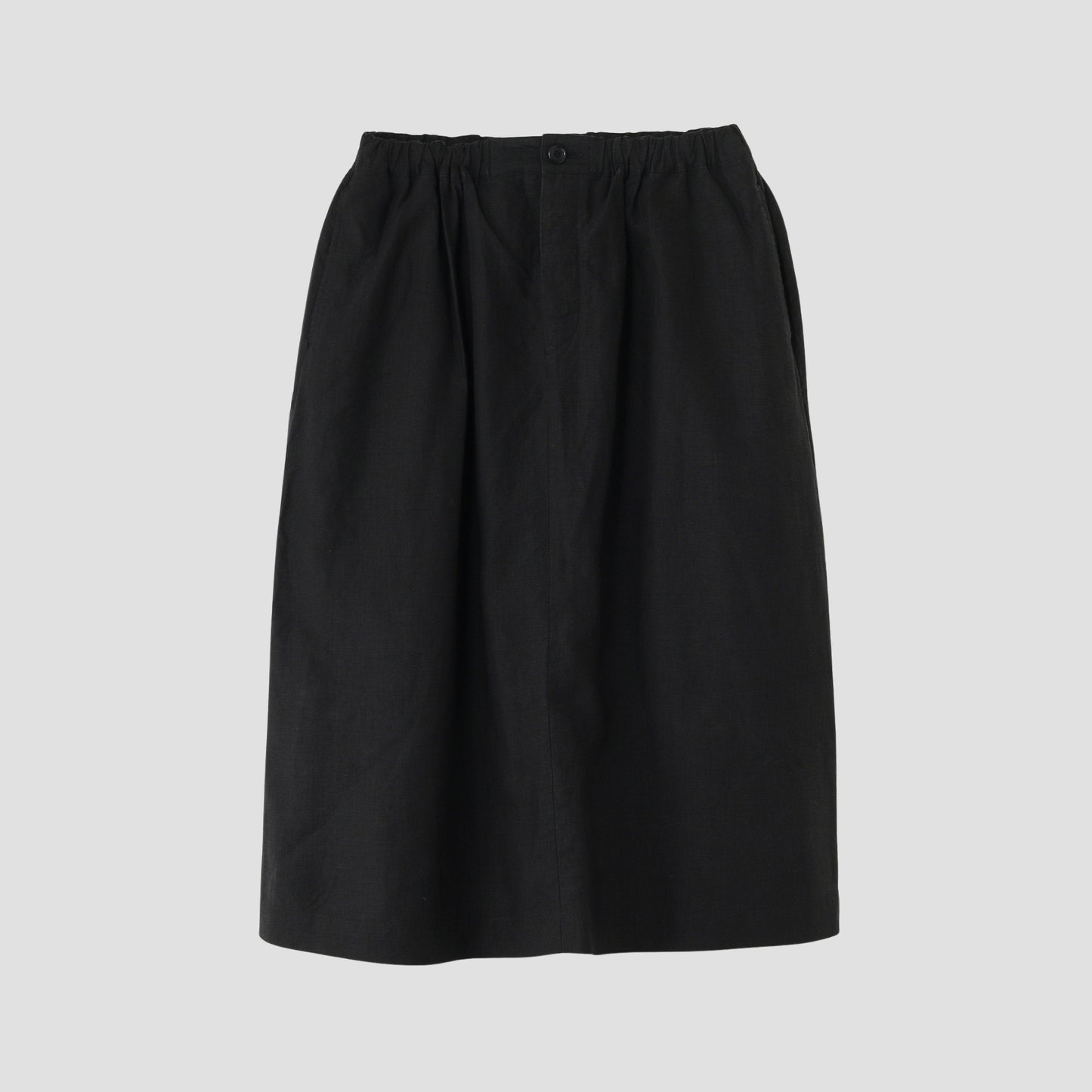 DENSE FINE LINEN POPLIN SKIRT