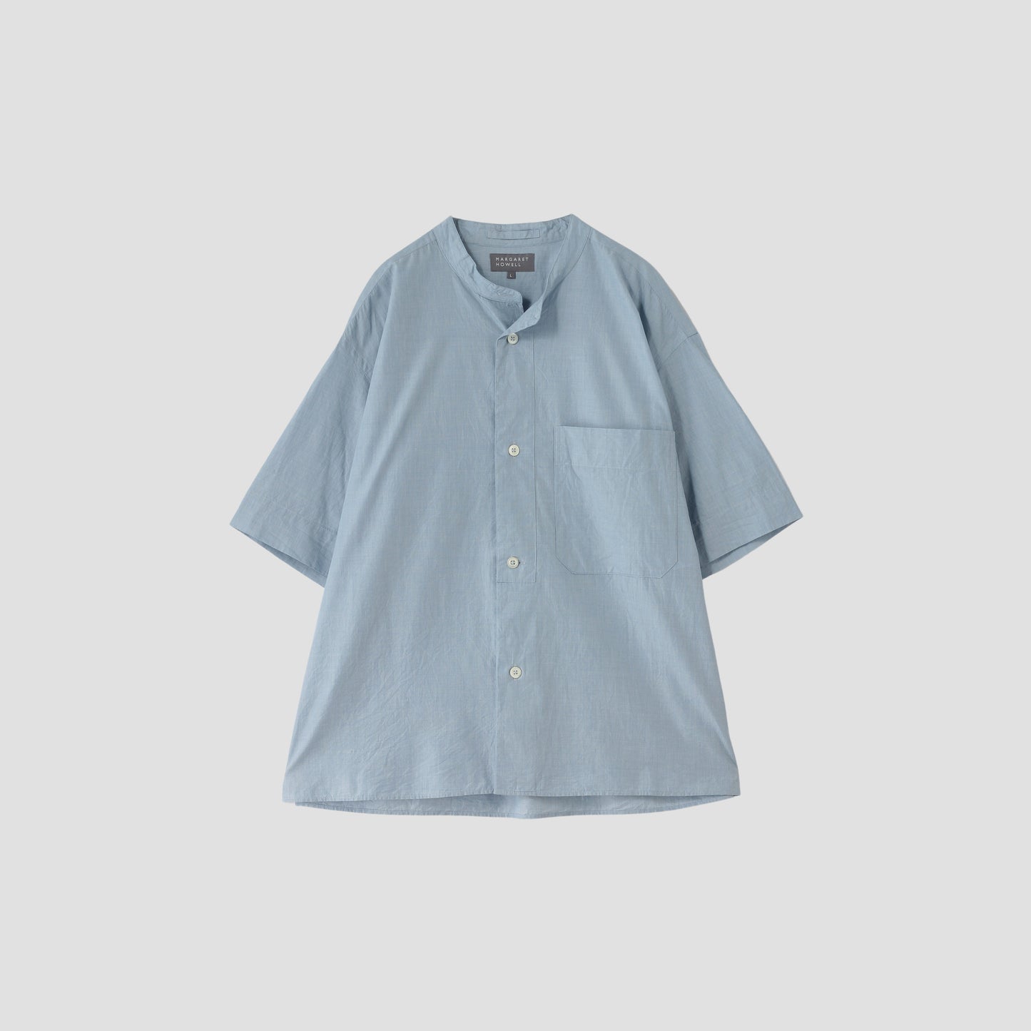 COTTON SILK END ON END SHIRT