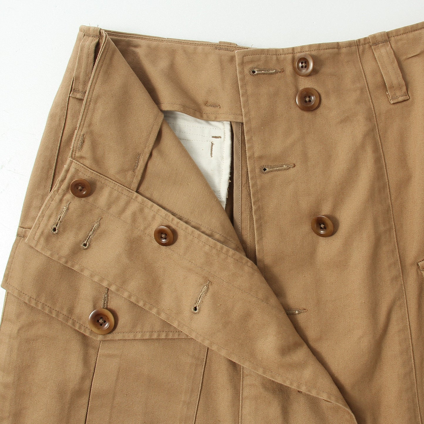 JAPANESE COTTON LINEN DRILL SKIRT