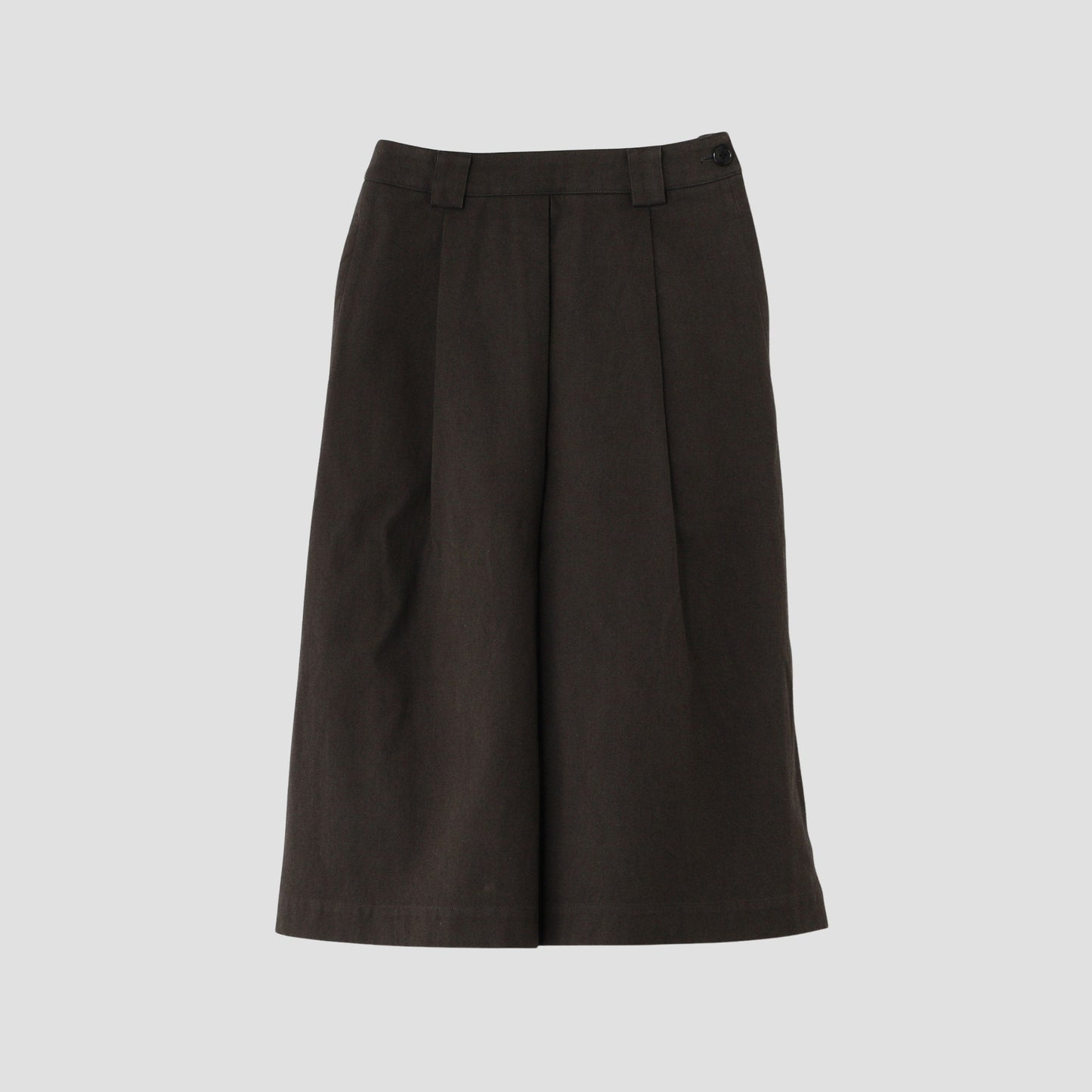 WORN COTTON TWILL SKIRT