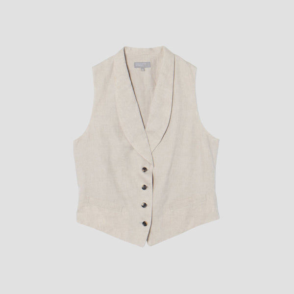 SHIRTING LINEN WAISTCOAT
