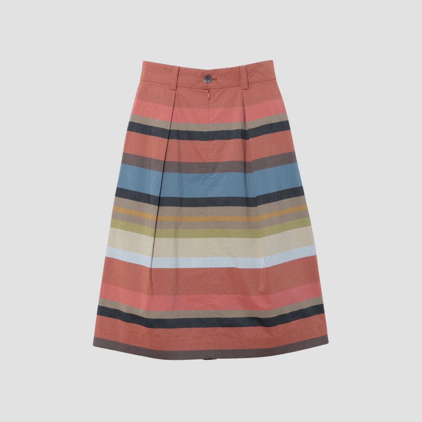 MULTI STRIPE COTTON SKIRT