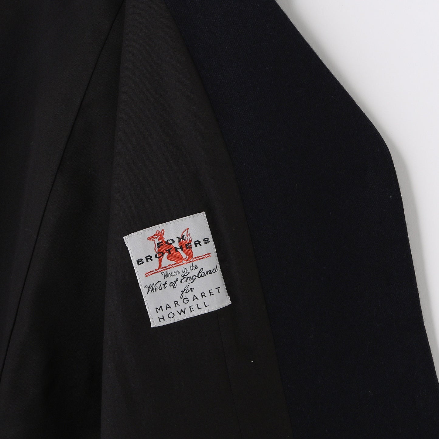 WASHED WOOL SERGE JACKET