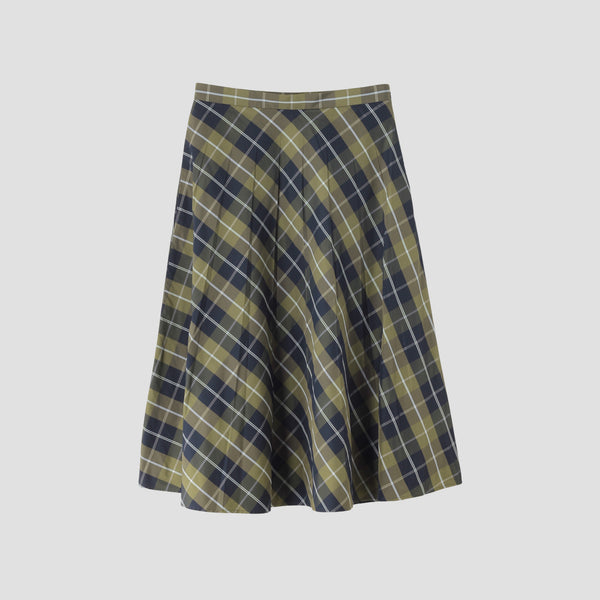 WINDOWPANE CHECK SKIRT