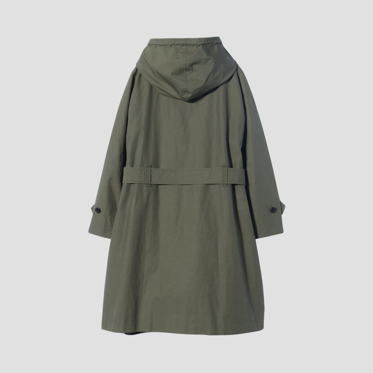 PROOFED PLAINWEAVE COTTON COAT