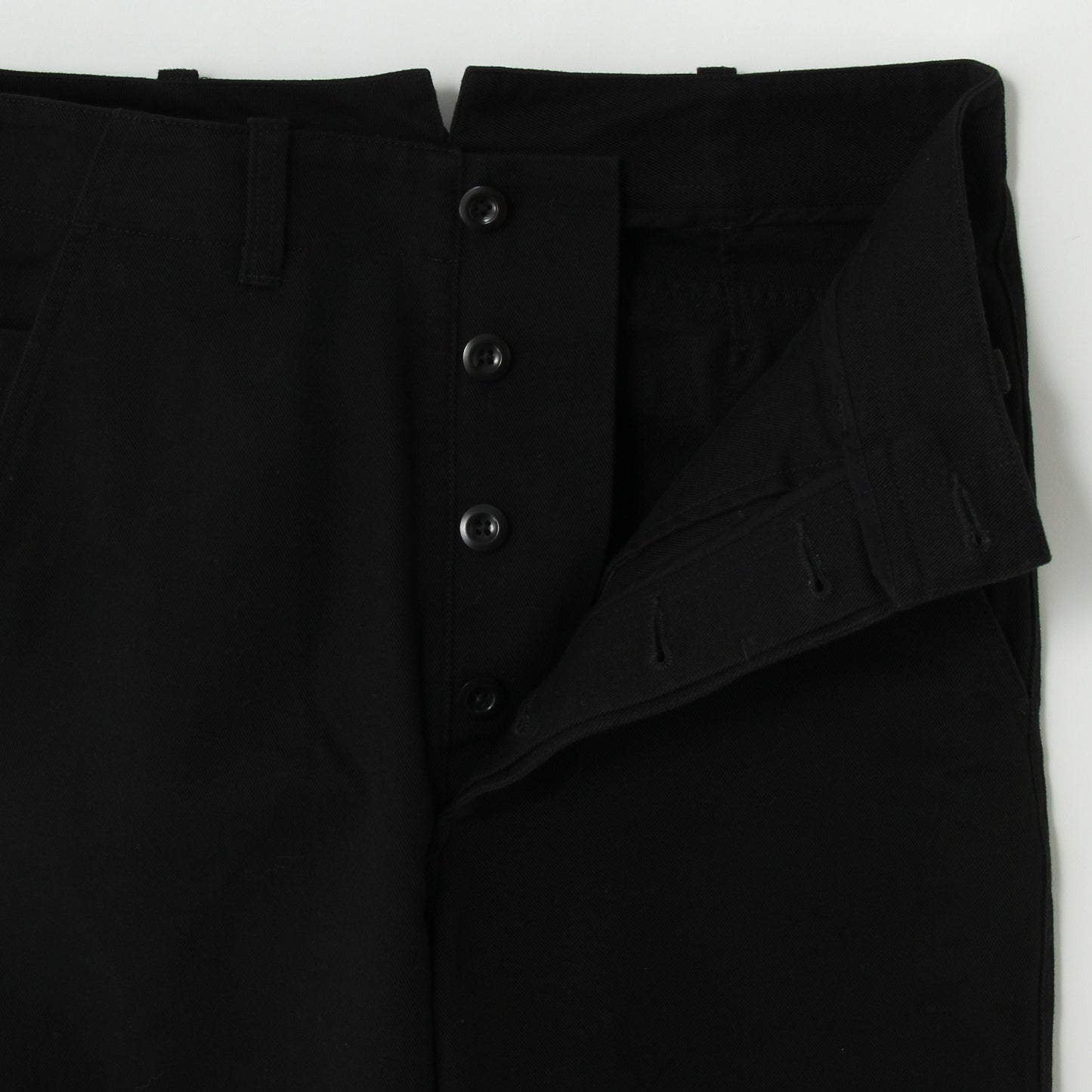 SOFT COTTON TWILL TROUSERS