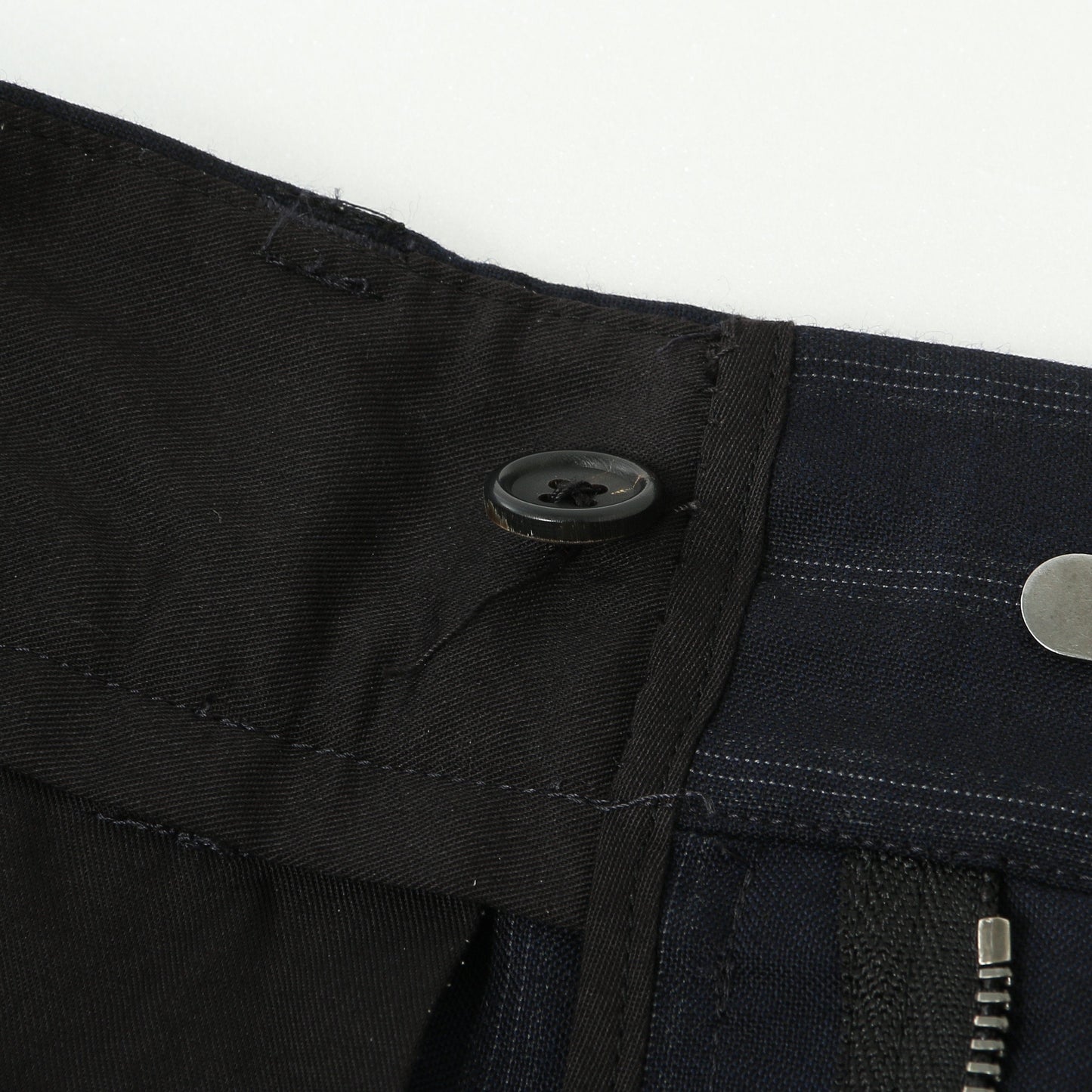 WIDE STRIPE WOOL TROUSERS