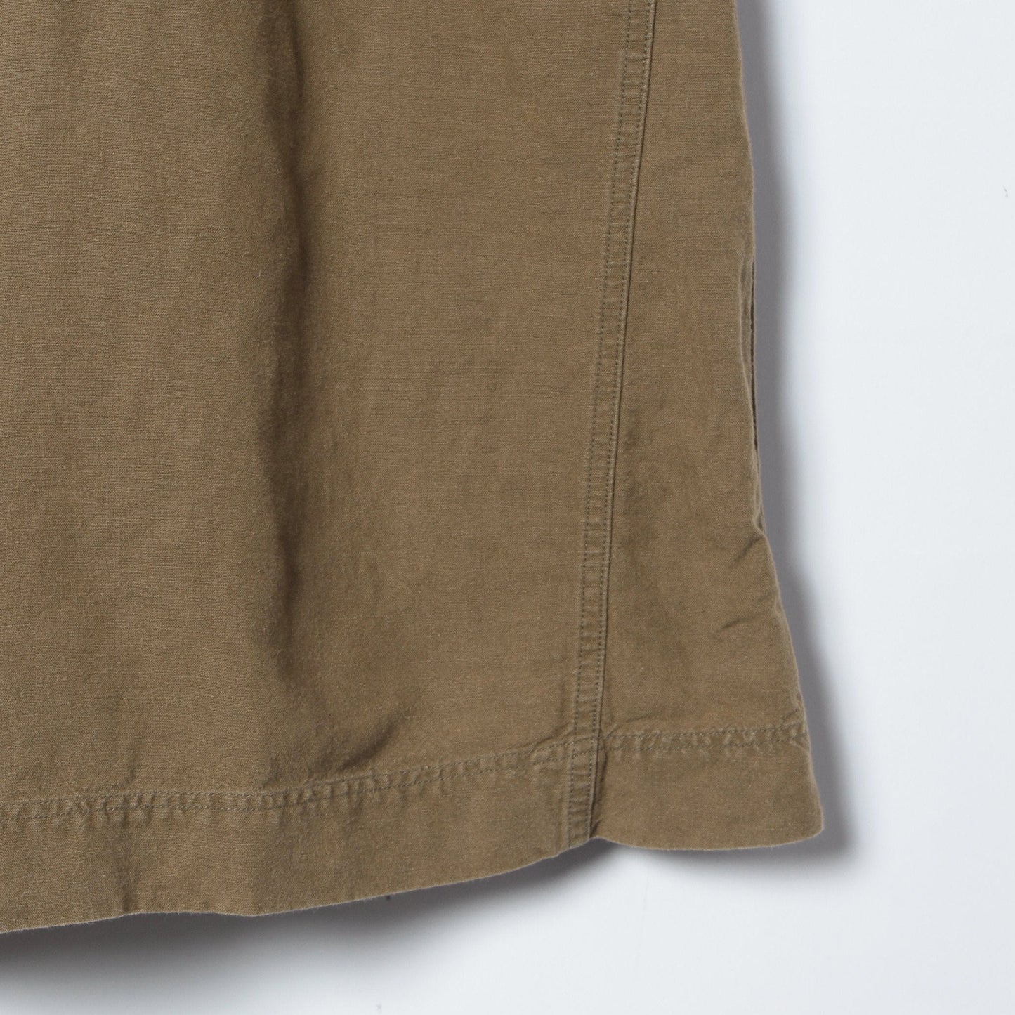 PLAIN COTTON LINEN DRESS