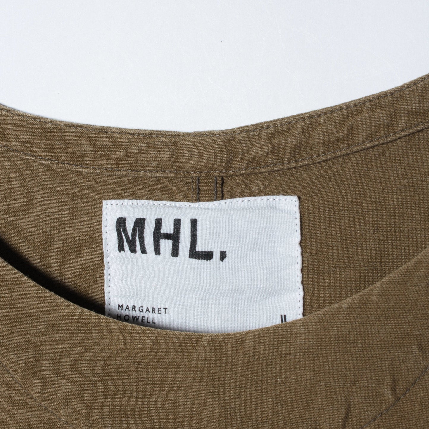 PLAIN COTTON LINEN DRESS