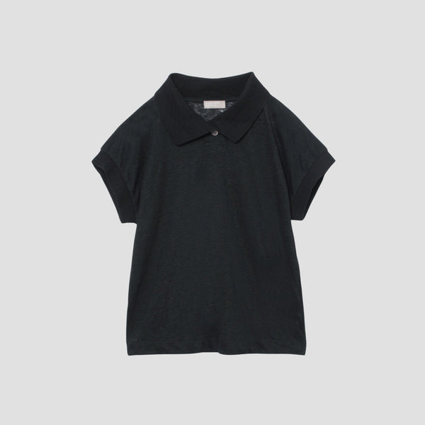 LINEN JERSEY POLO