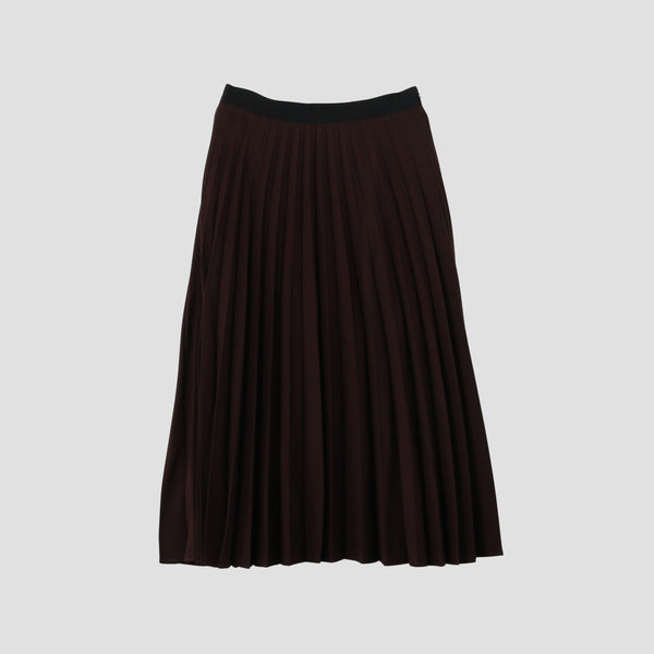 FINE WOOL GABARDINE SKIRT