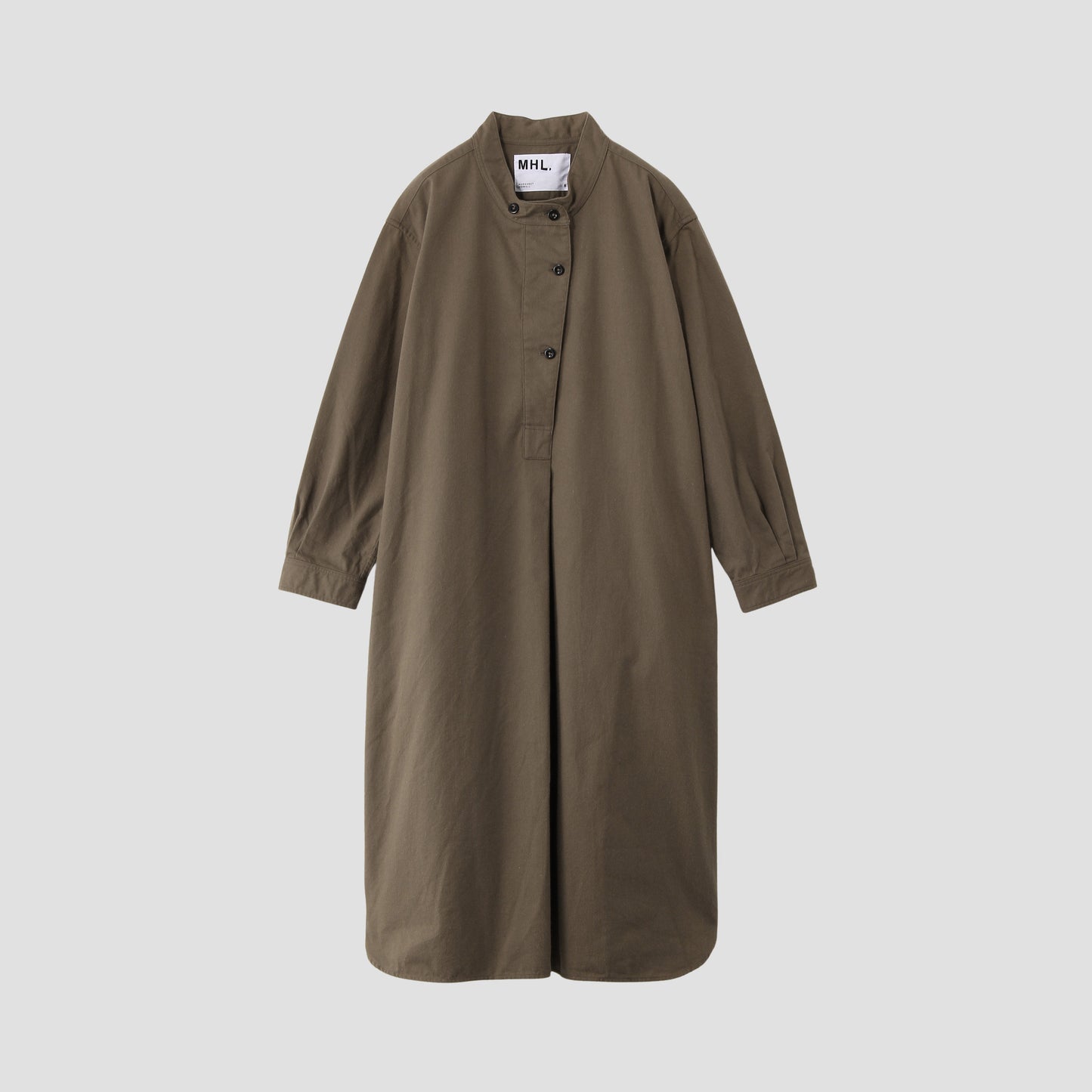 BRUSHED DRY COTTON TWILL DRESS