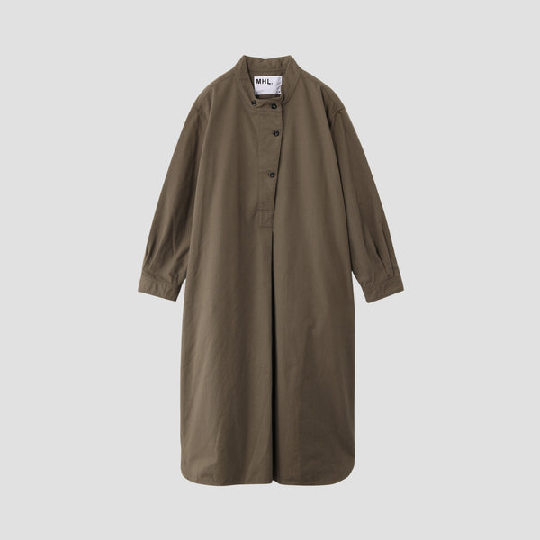 BRUSHED DRY COTTON TWILL DRESS