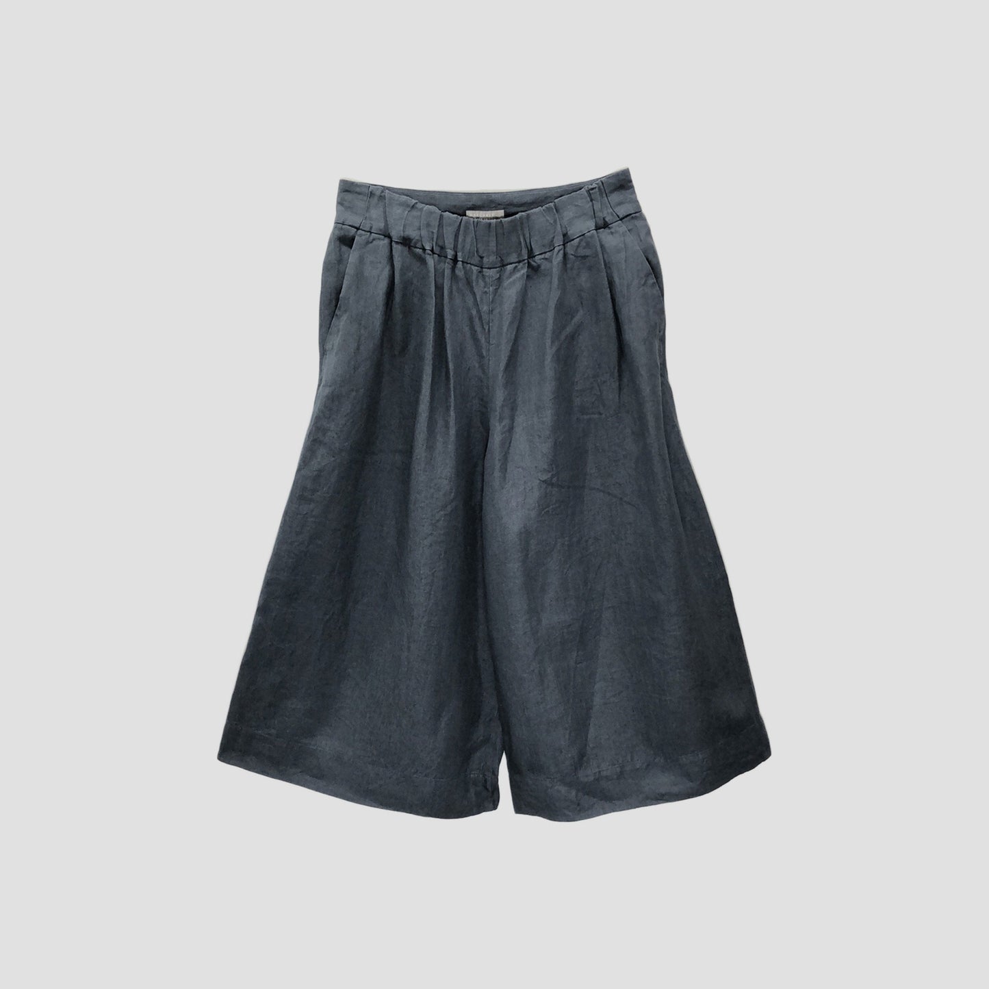 COATED LINEN PLAINWEAVE TROUSERS