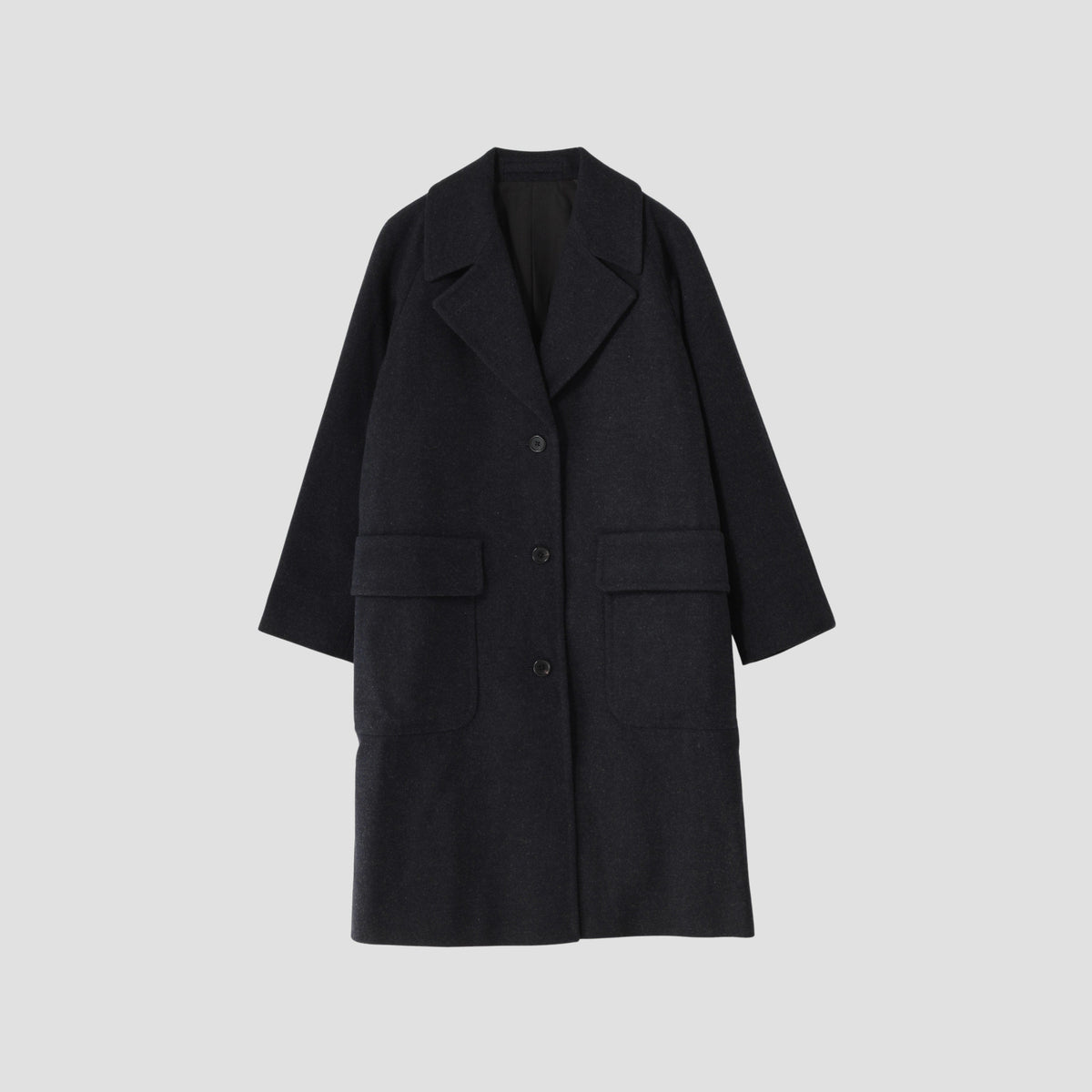 LAMBSWOOL MELTON COAT