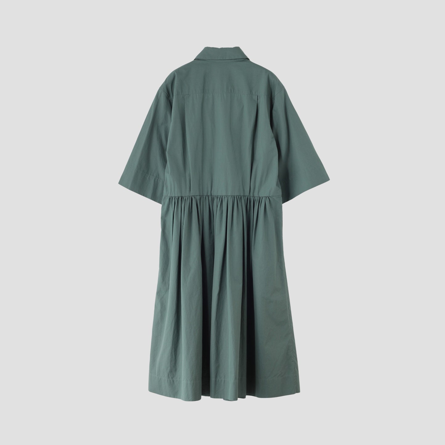 PLAIN WEAVE COTTON DRESS