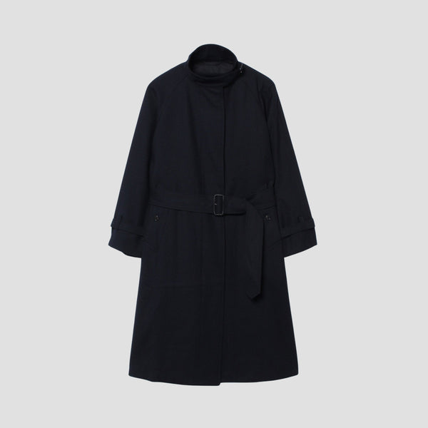 WOOL SERGE COAT
