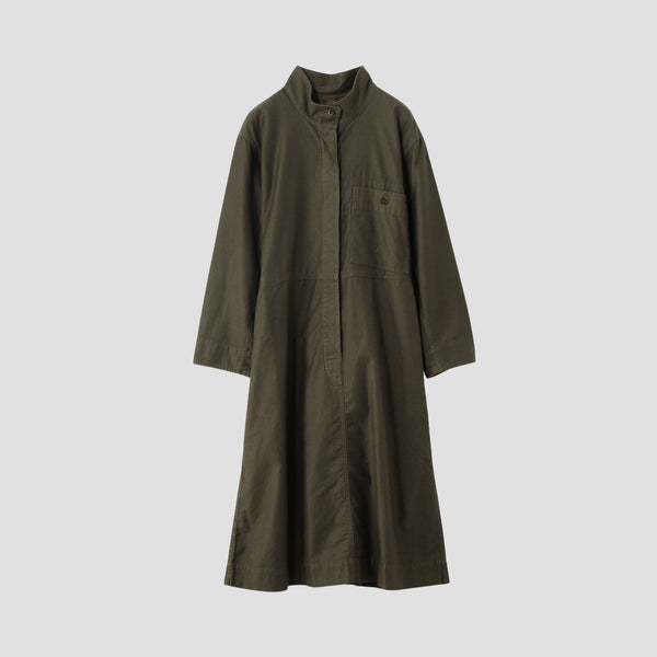 LIGHT COTTON MOLESKIN DRESS