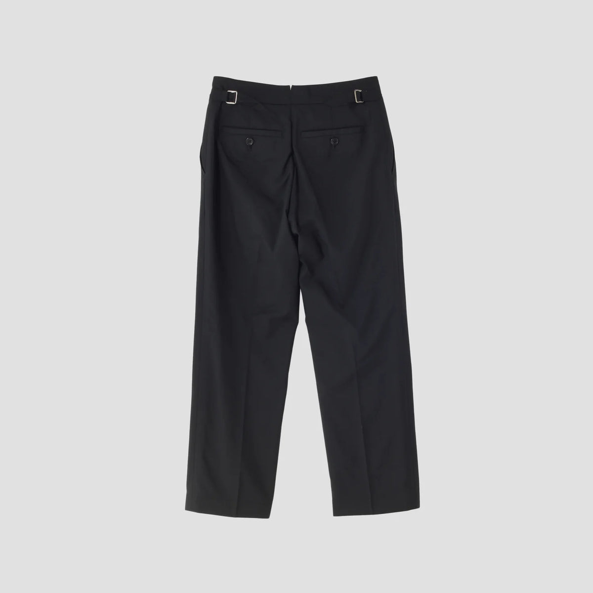FINE WOOL POPLIN TROUSERS