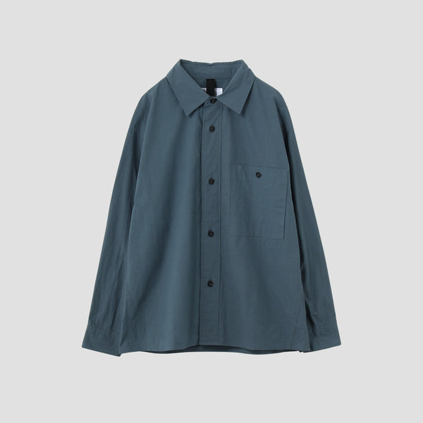 WASHED COTTON POPLIN SHIRT