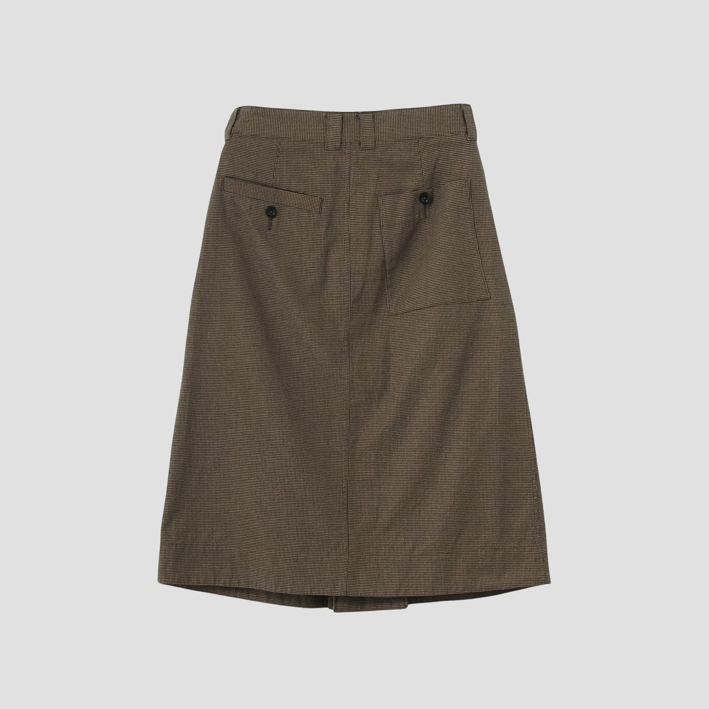 WORKWEAR COTTON LINEN SKIRT