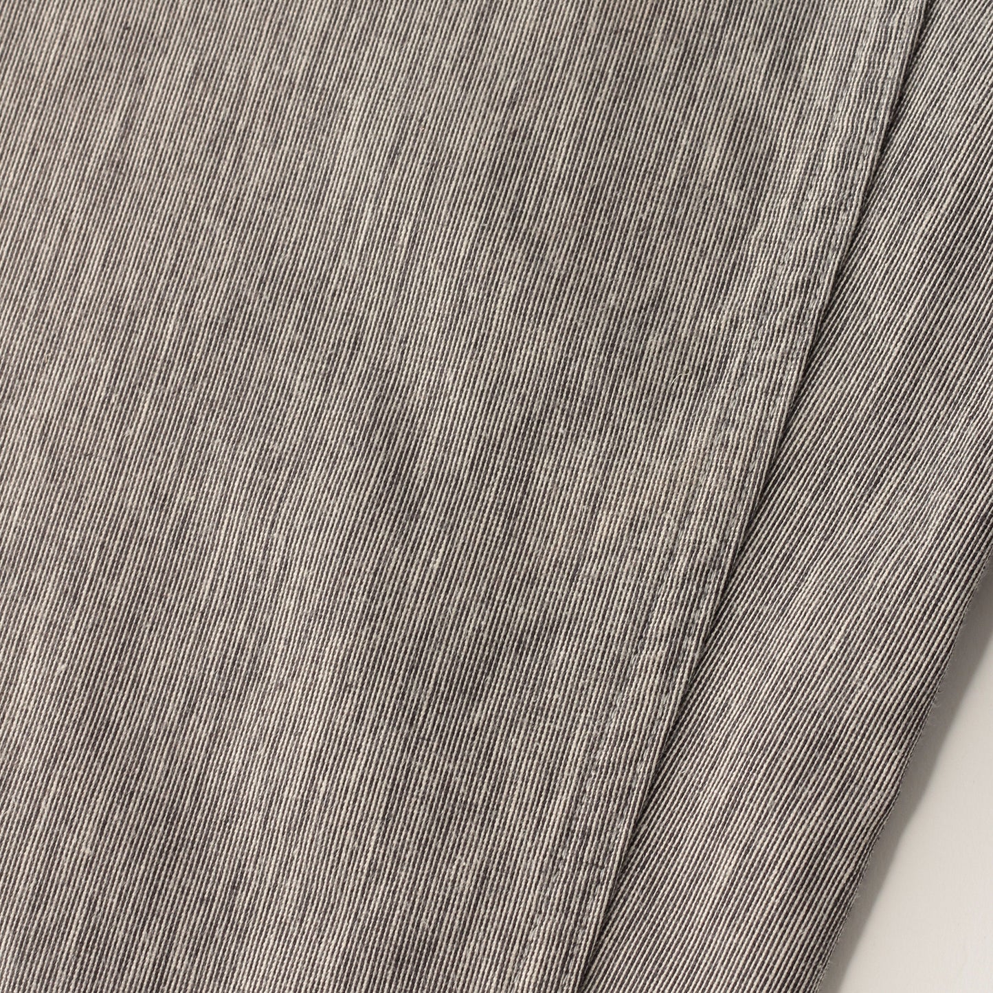 IRREGULAR END ON END COTTON LINEN TROUSERS