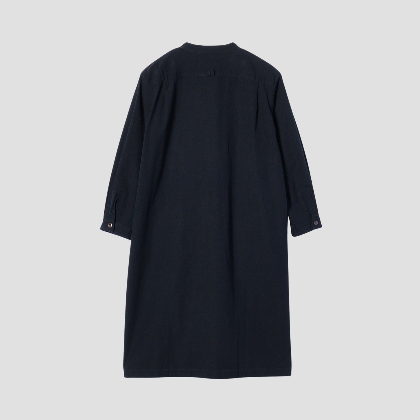 WOOL COTTON TWILL DRESS