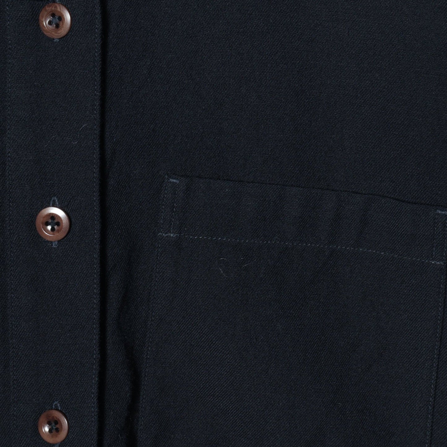 WOOL COTTON TWILL DRESS