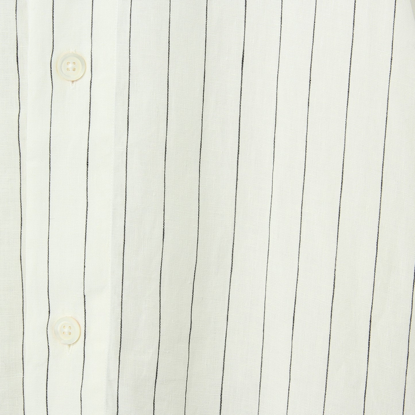 SPACED STRIPE LINEN SHIRT