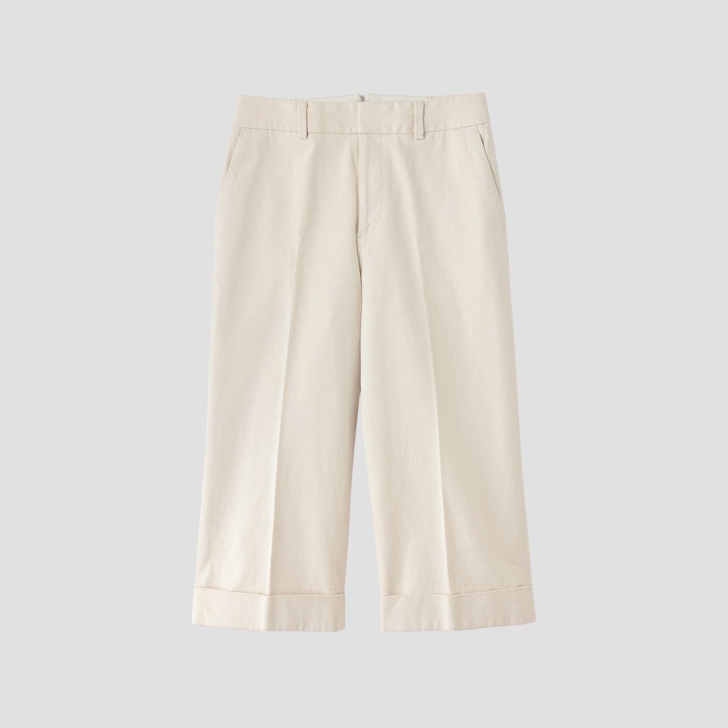 COTTON TWILL TROUSERS
